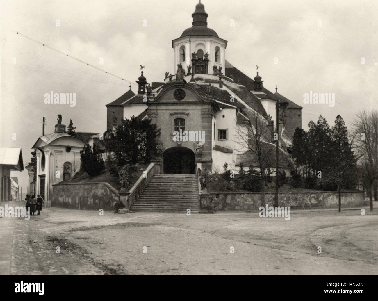 HAYDN, FJ - Bergkirche, Eisenstadt Church where Haydn is buried Franz Joseph Haydn 1732-1809. Austrian composer. Stock Photo