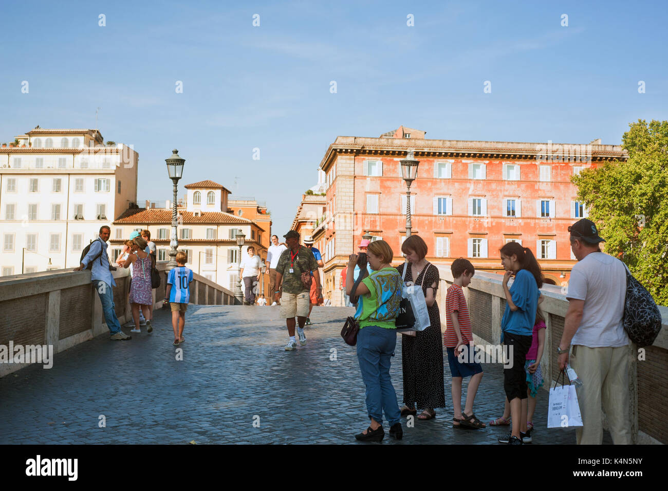Rome, Italy 2017 - Trastevere district Stock Photo