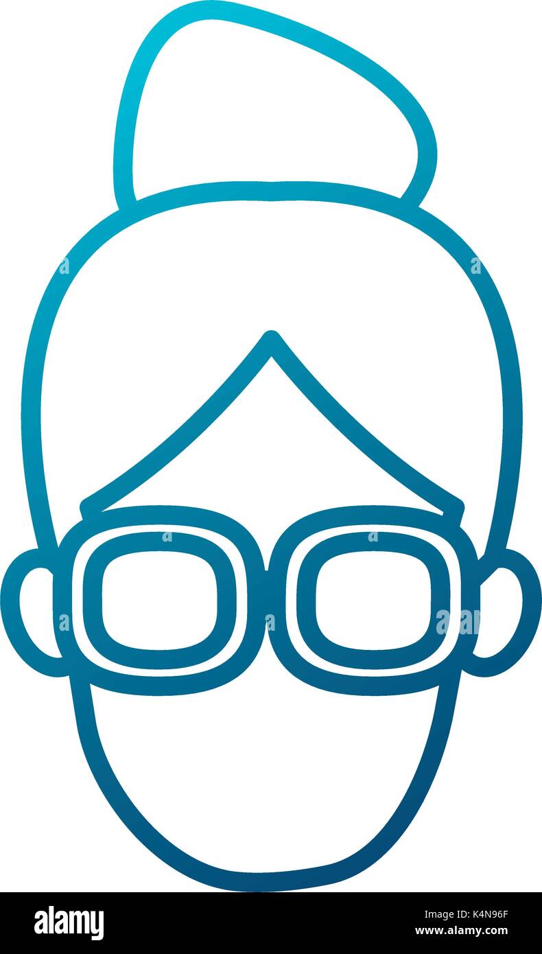 Woman with glasses Stock Vector Image & Art - Alamy