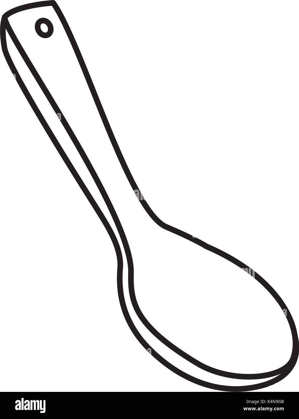 Wooden spoon isolated Stock Vector Image & Art - Alamy