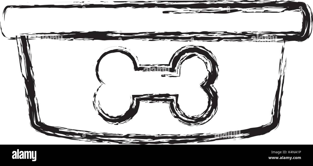 Dog food bowl Stock Vector Image & Art Alamy