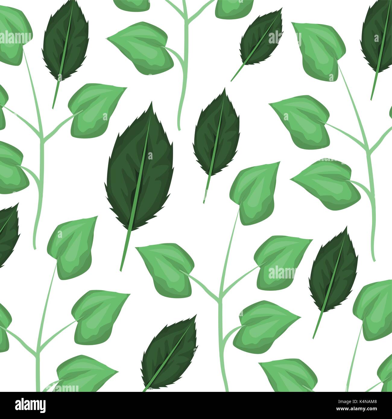 Green Leaves background Stock Vector Image & Art - Alamy