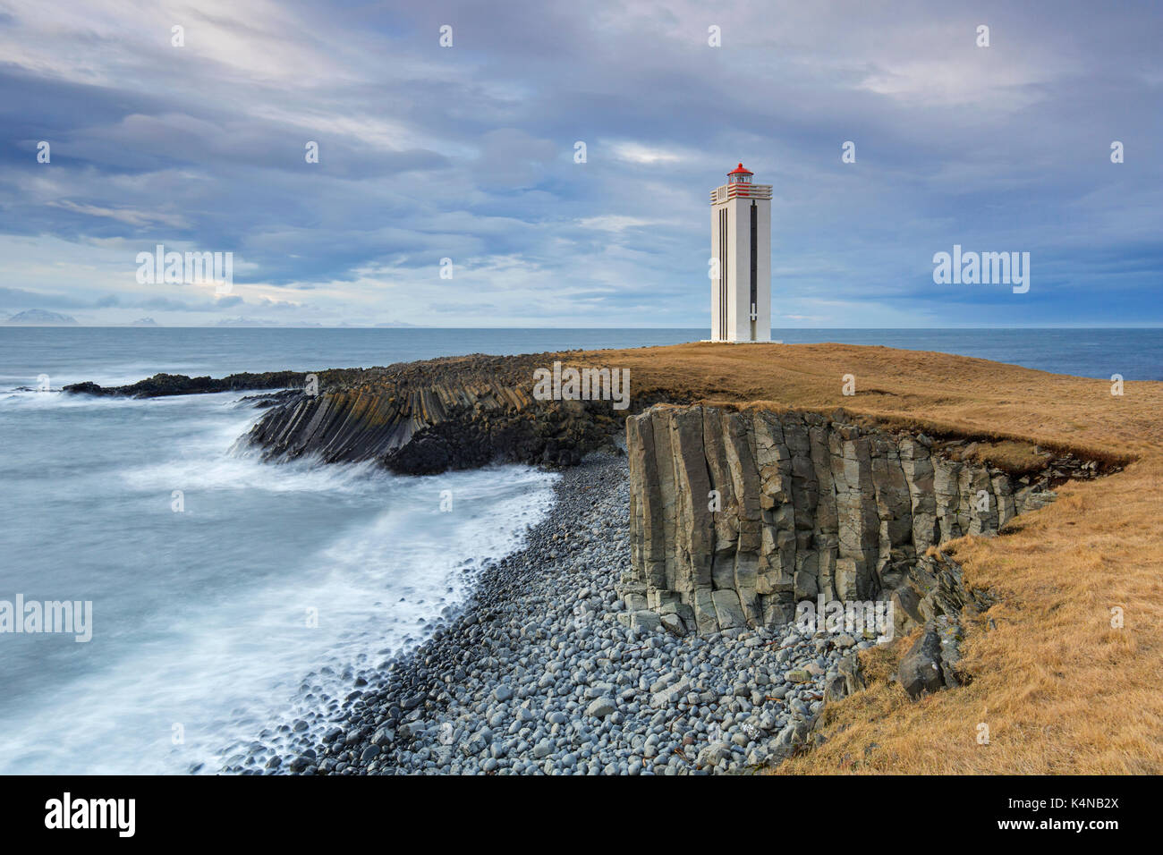 Kalfshamarsvik lighthouse hi-res stock photography and images - Alamy