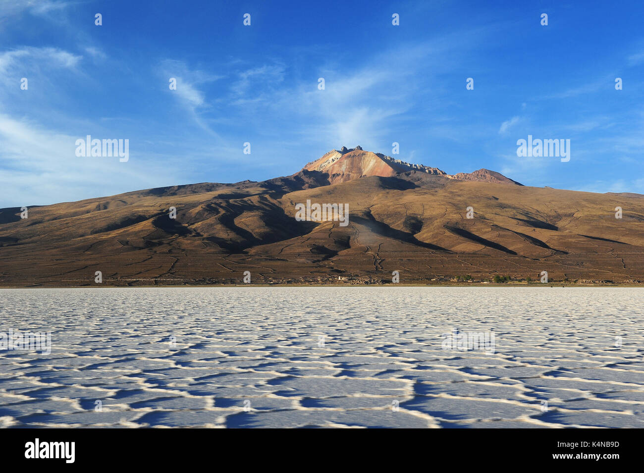 Salt flats in Uyuni, Bolivia Stock Photo