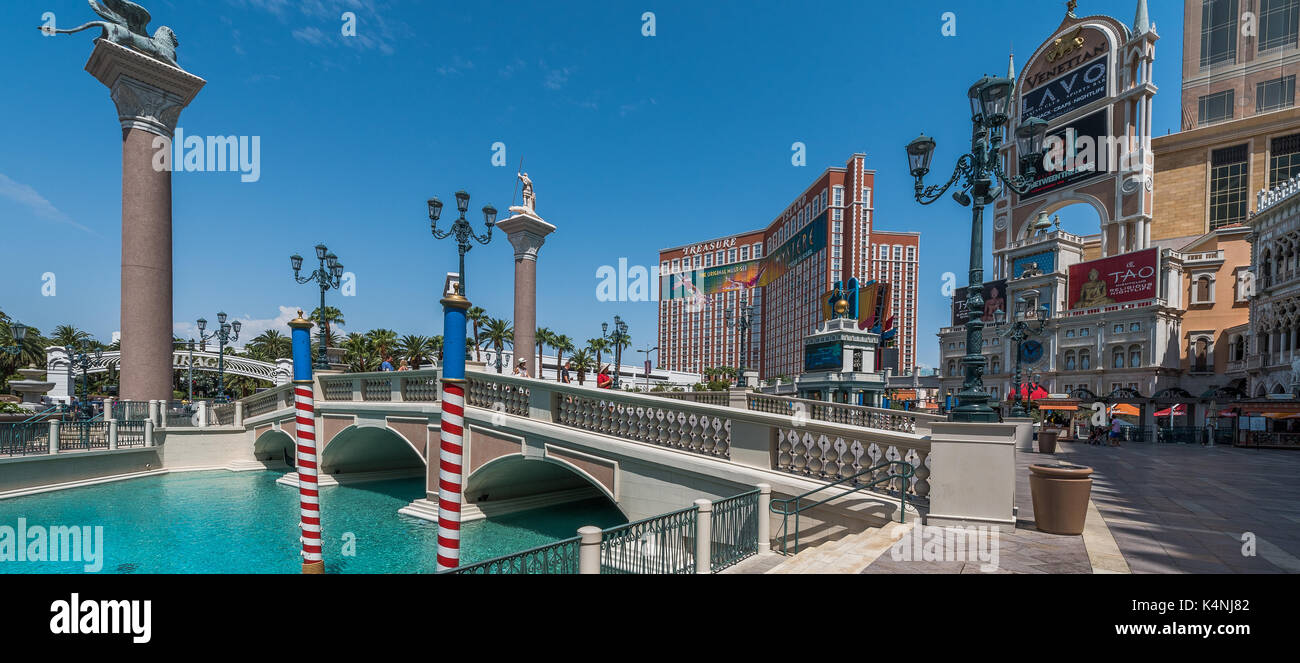 The Venetian Hotel, Las Vegas Stock Photo