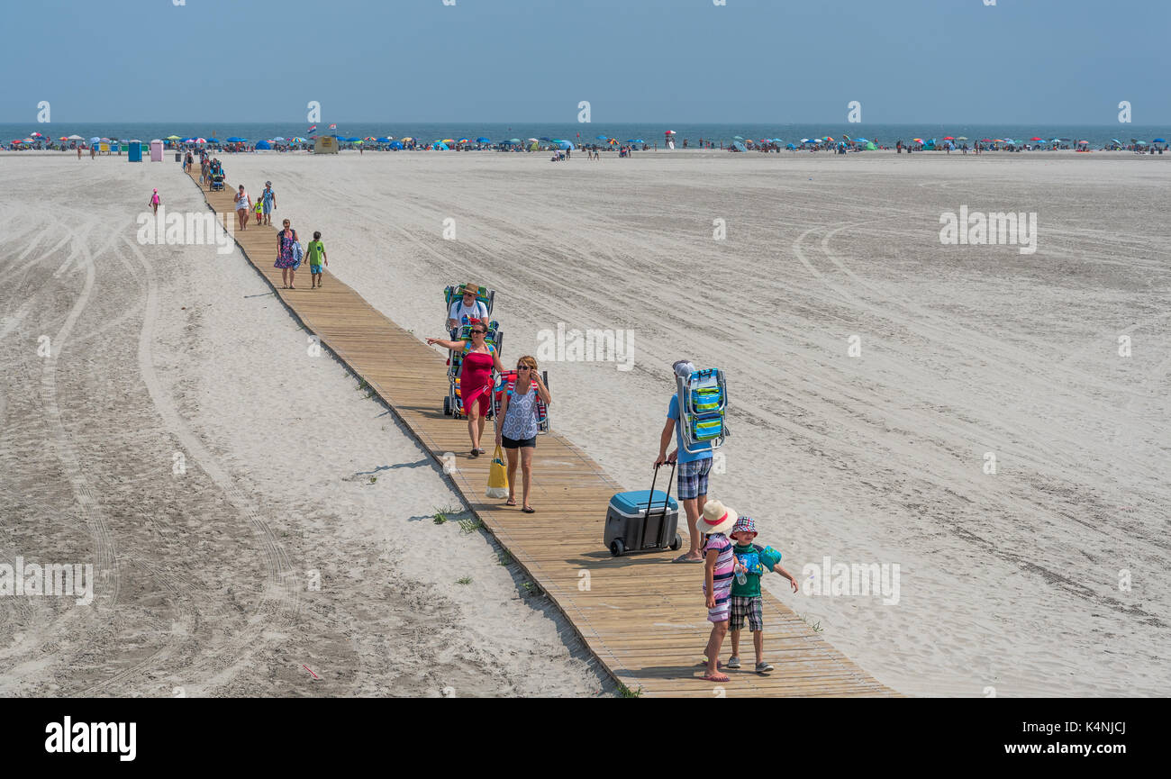beach at Wildwood, New Jersey Stock Photo Alamy
