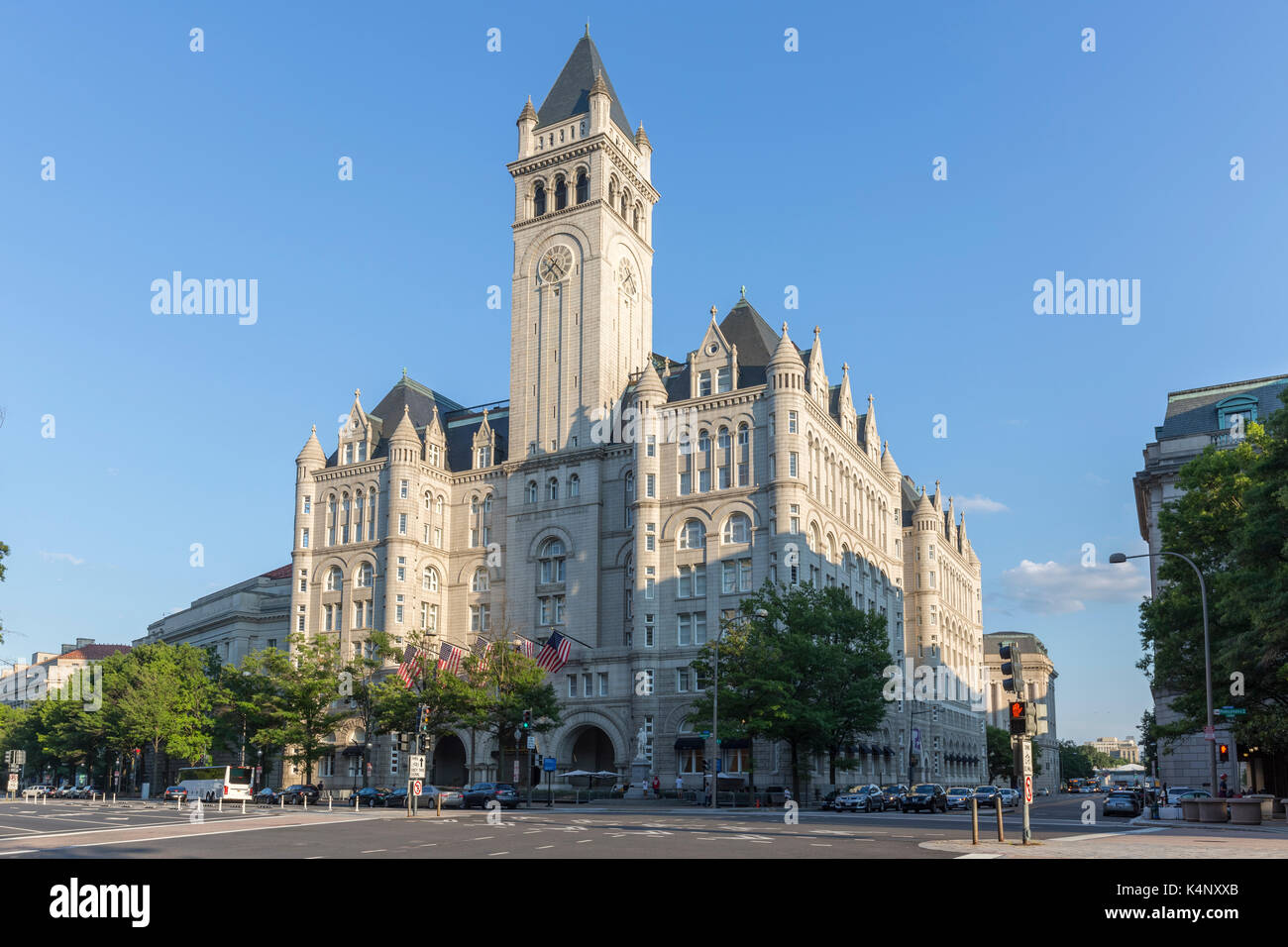 Washington DC - July 9th 2017 : Trump International Hotel Washington, D.C. Stock Photo