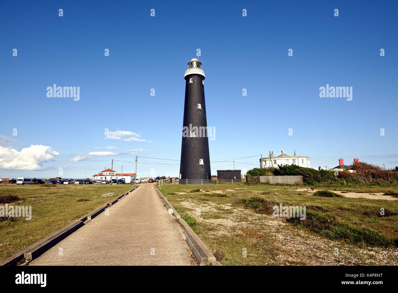 The Old Lighthouse at Dungeness Kent UK Stock Photo Alamy