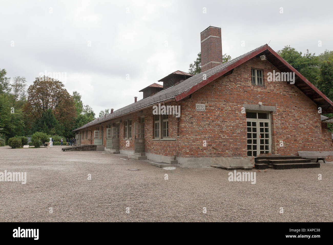 Dachau Concentration Camp Memorial Site Stock Photo
