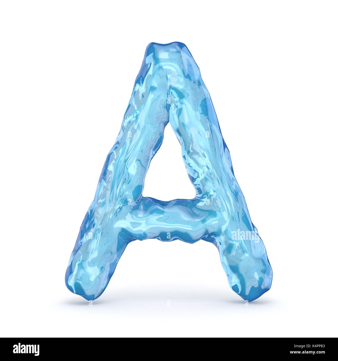 Ice font letter A 3D render illustration isolated on white background Stock Photo - Alamy Ice font letter A 3D render illustration isolated on white background Stock Photo - Alamy