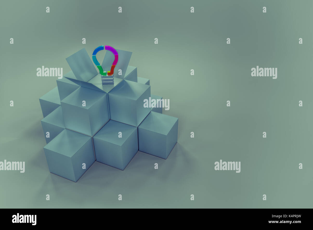 3d rendering symbol rectangle hi-res stock photography and images - Alamy