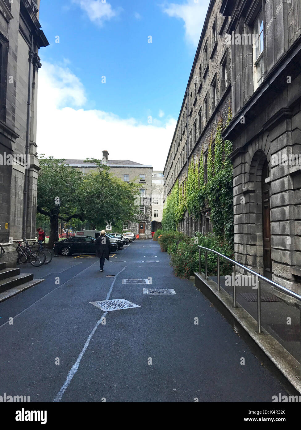 Dublin, Ireland - August 2, 2017: Building at Trinity College, also called University of Dublin, in Dublin, Ireland Stock Photo