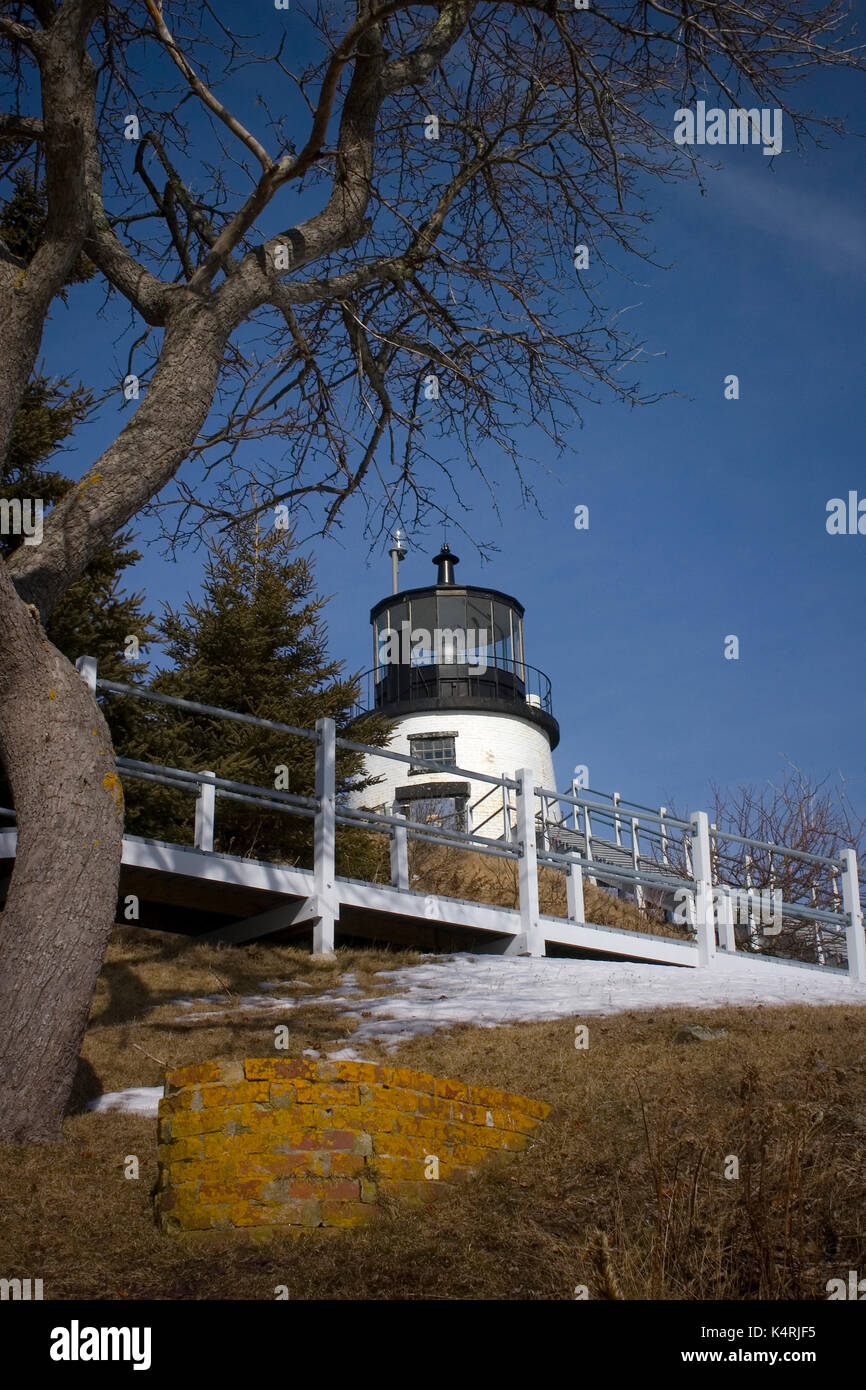 Owl's Head Light Owl's Head, Maine Stock Photo Alamy