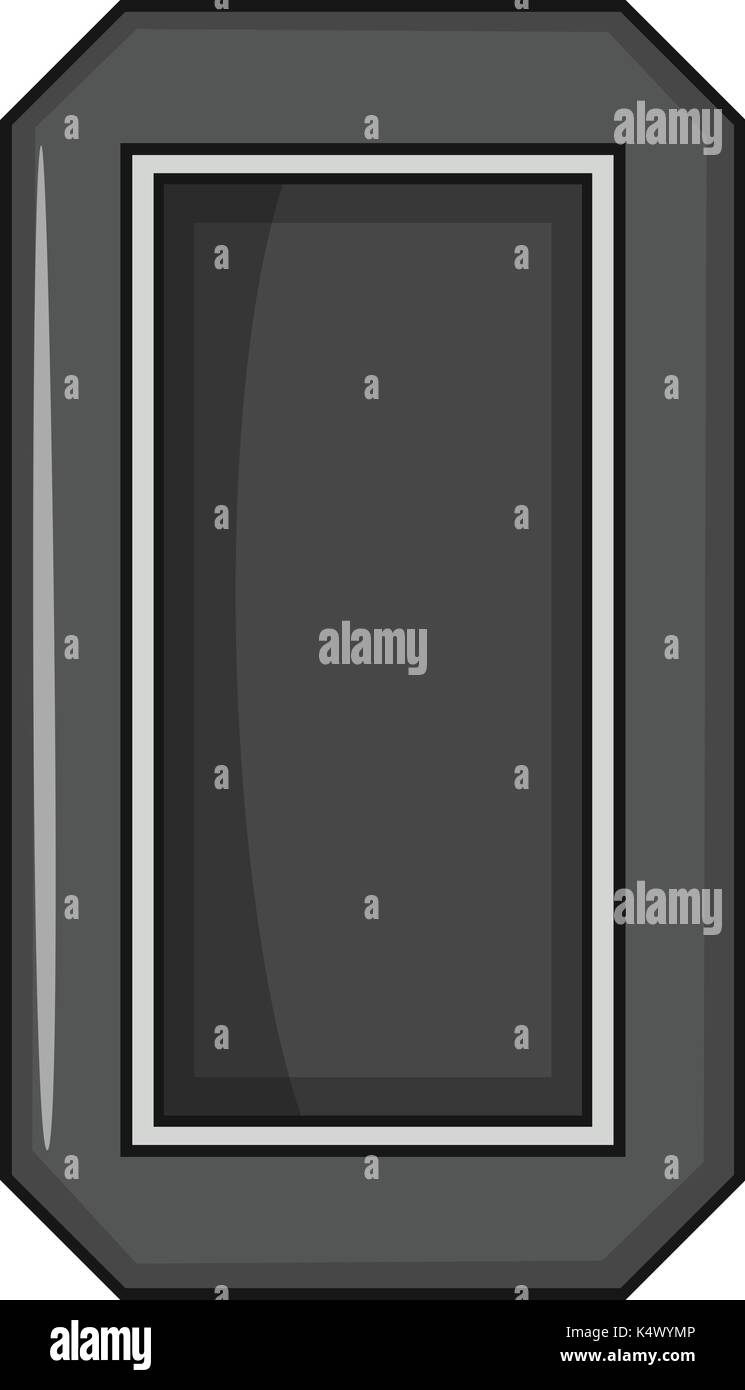 Black microprocessor chips icon, cartoon style Stock Vector Image & Art ...