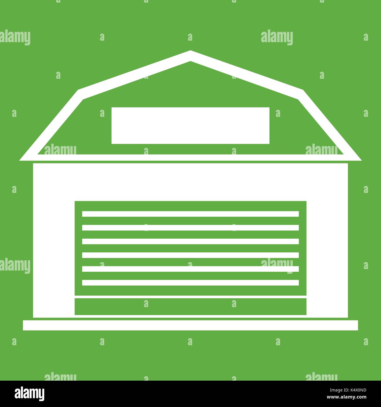 Industrial building icon green Stock Vector Image & Art - Alamy