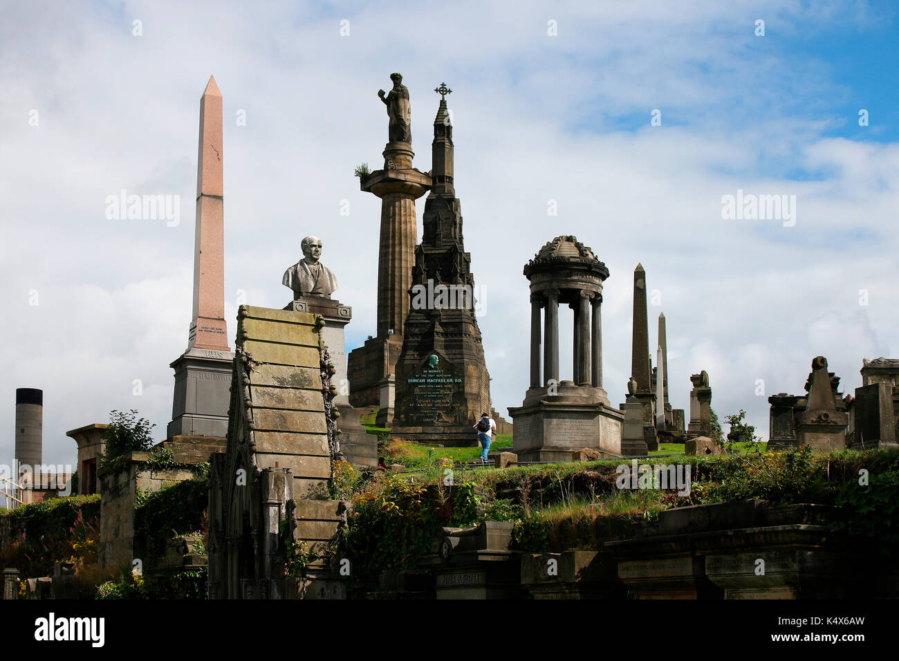 Necropolis, Glasgow, Schottland/ Scotland. Stock Photo