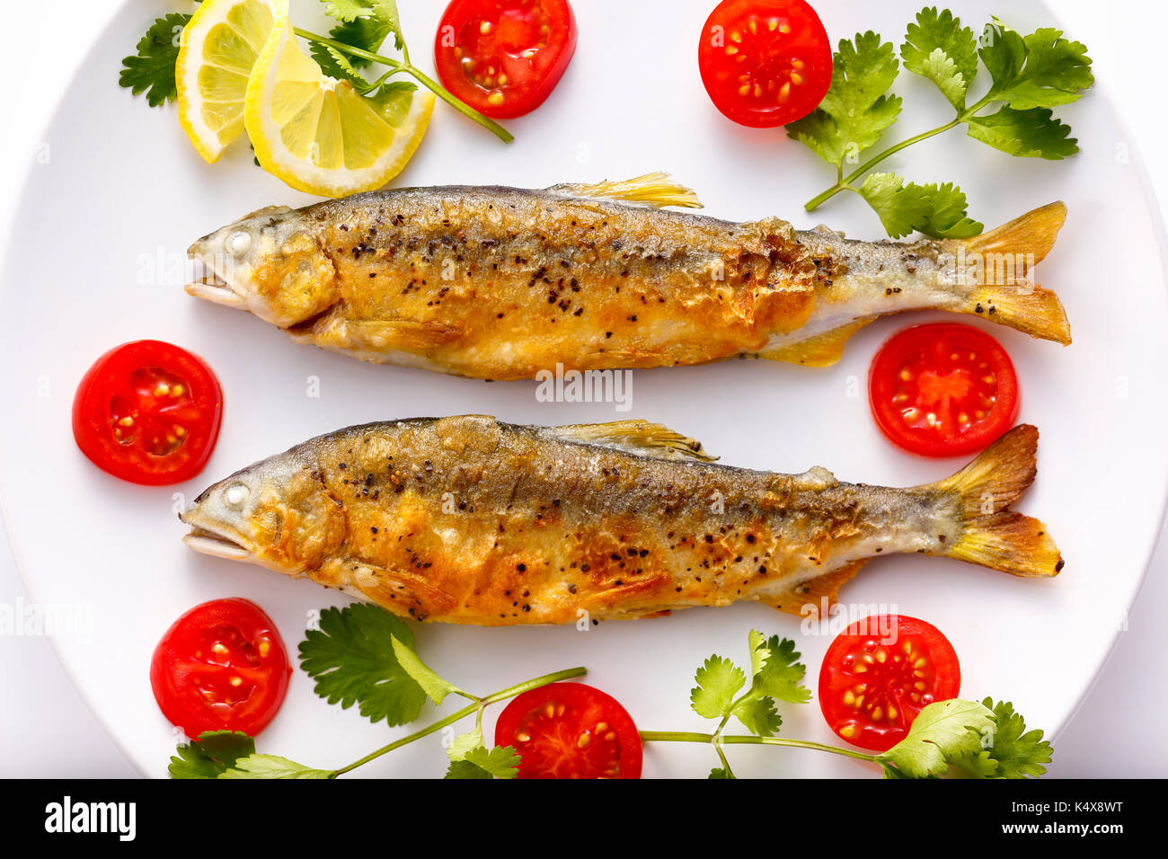 Japanese style grilled fish Stock Photo Alamy