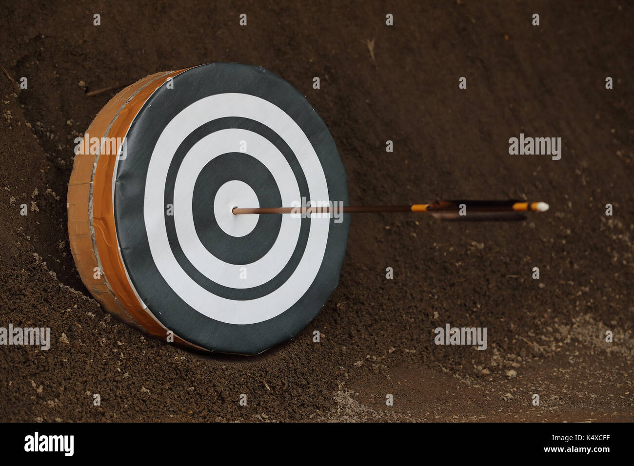 Japanese Traditional Archery Target Hit By Arrows Stock Photo Alamy