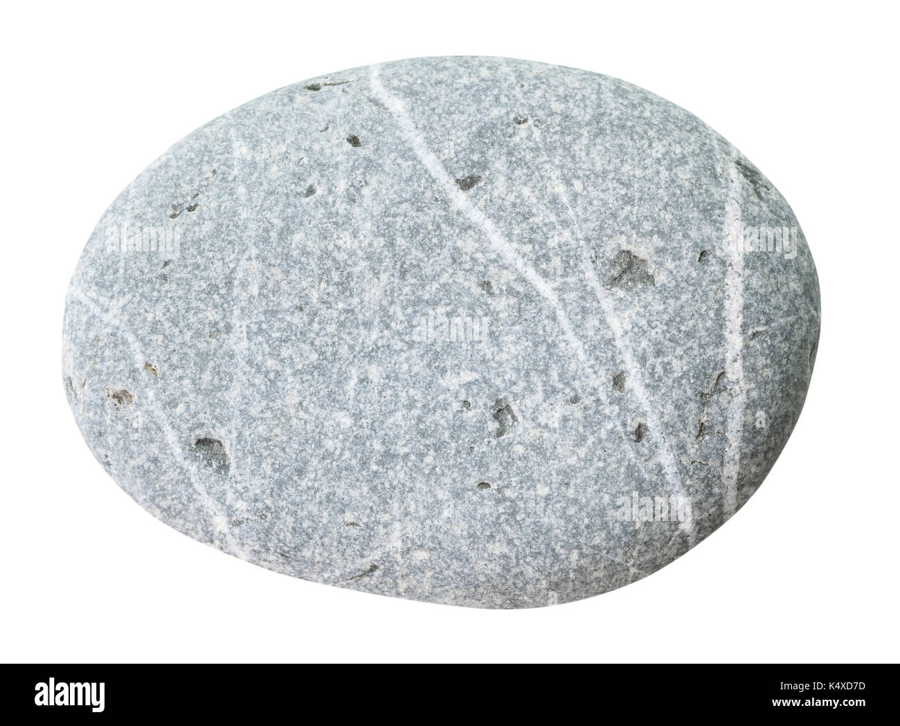 macro shooting of natural mineral rock - tumbled graywacke stone(variety of  sandstone) isolated on white background Stock Photo - Alamy