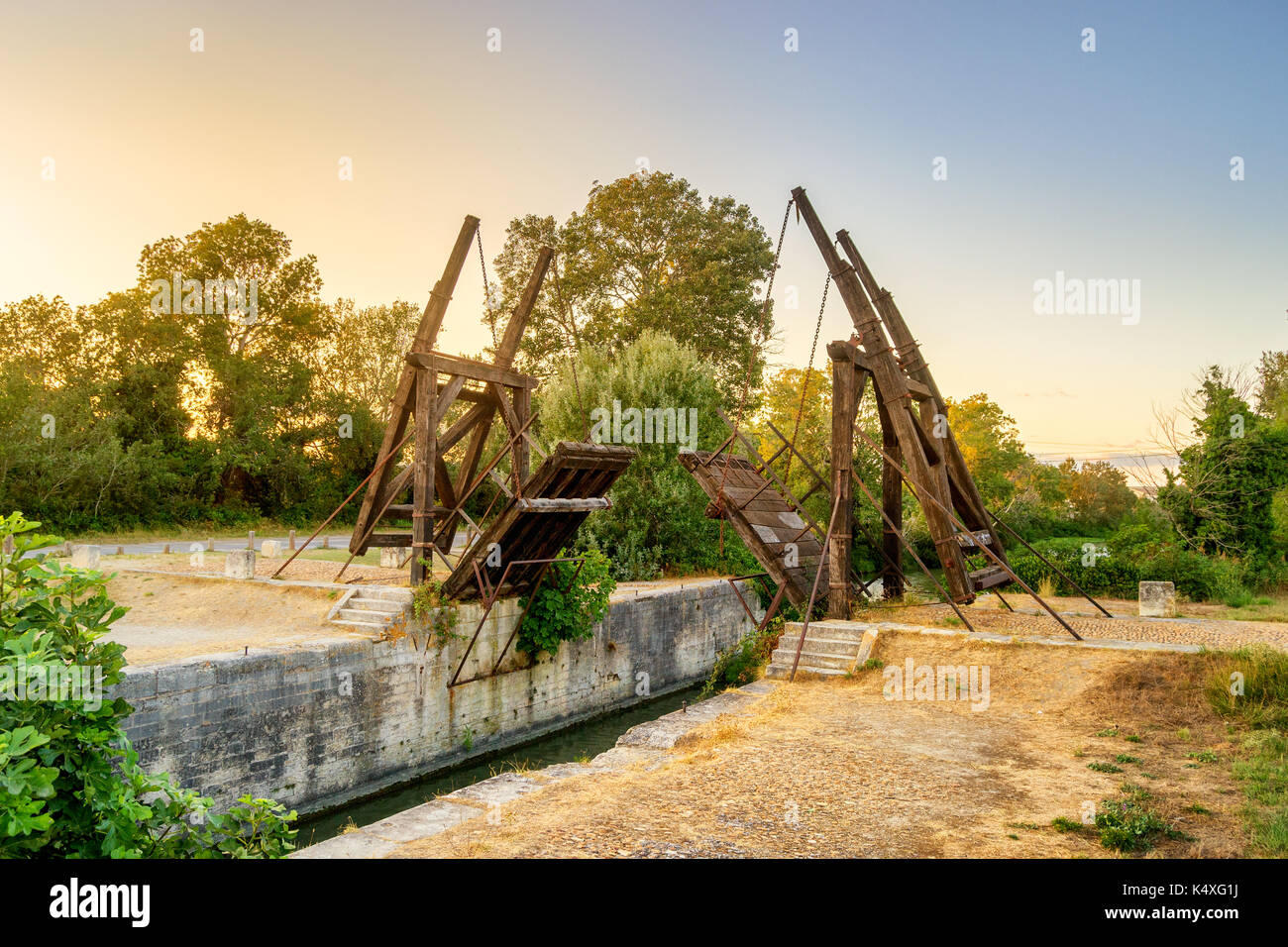Pont Van-Gogh, Pont de Langlois, Arles - France Stock Photo