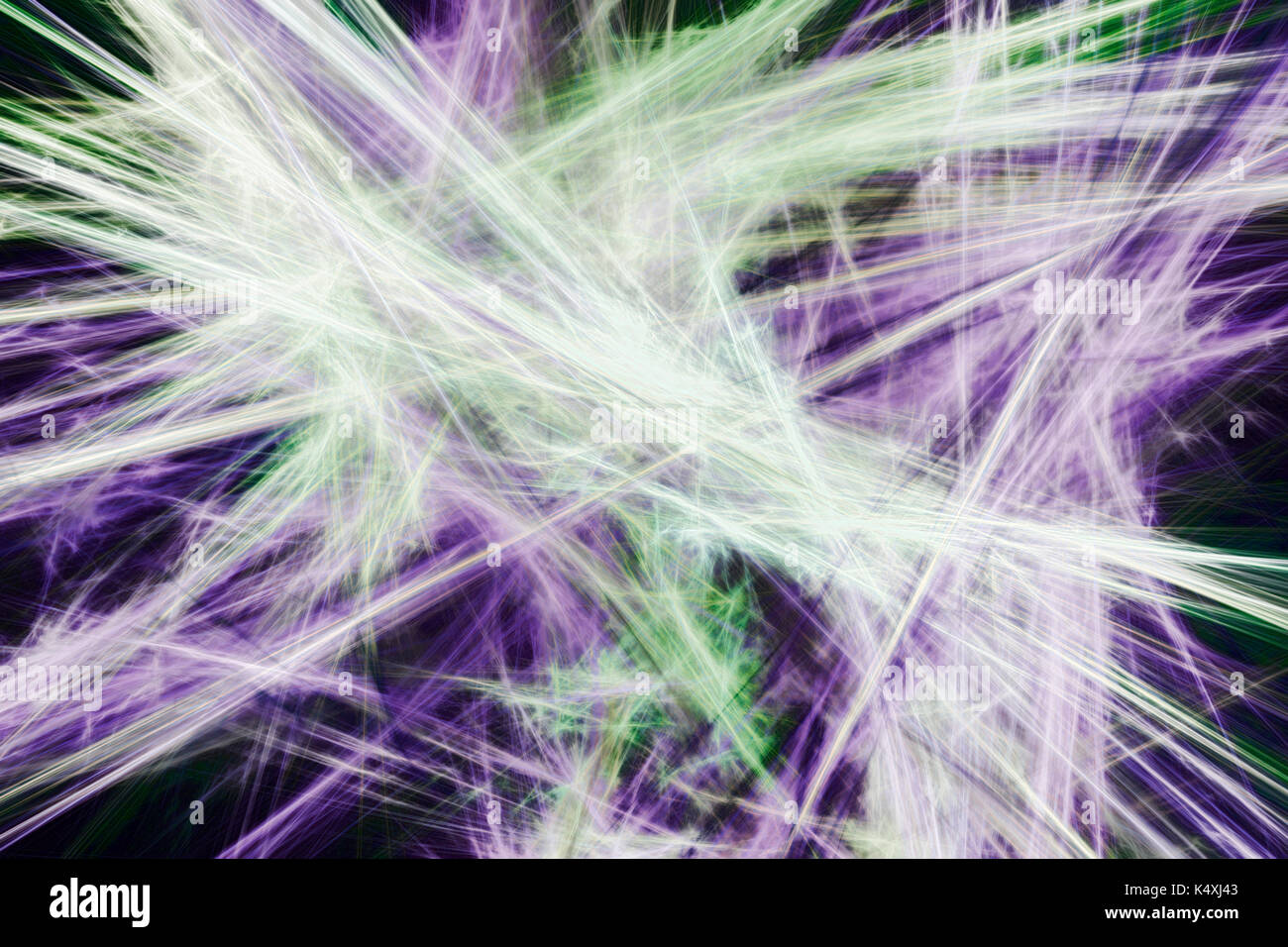 Silk threads in the dark - abstract design Stock Photo - Alamy