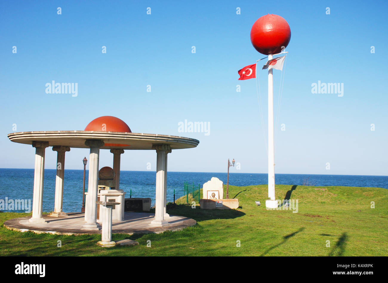 Turkish-Japanese Monument Stock Photo