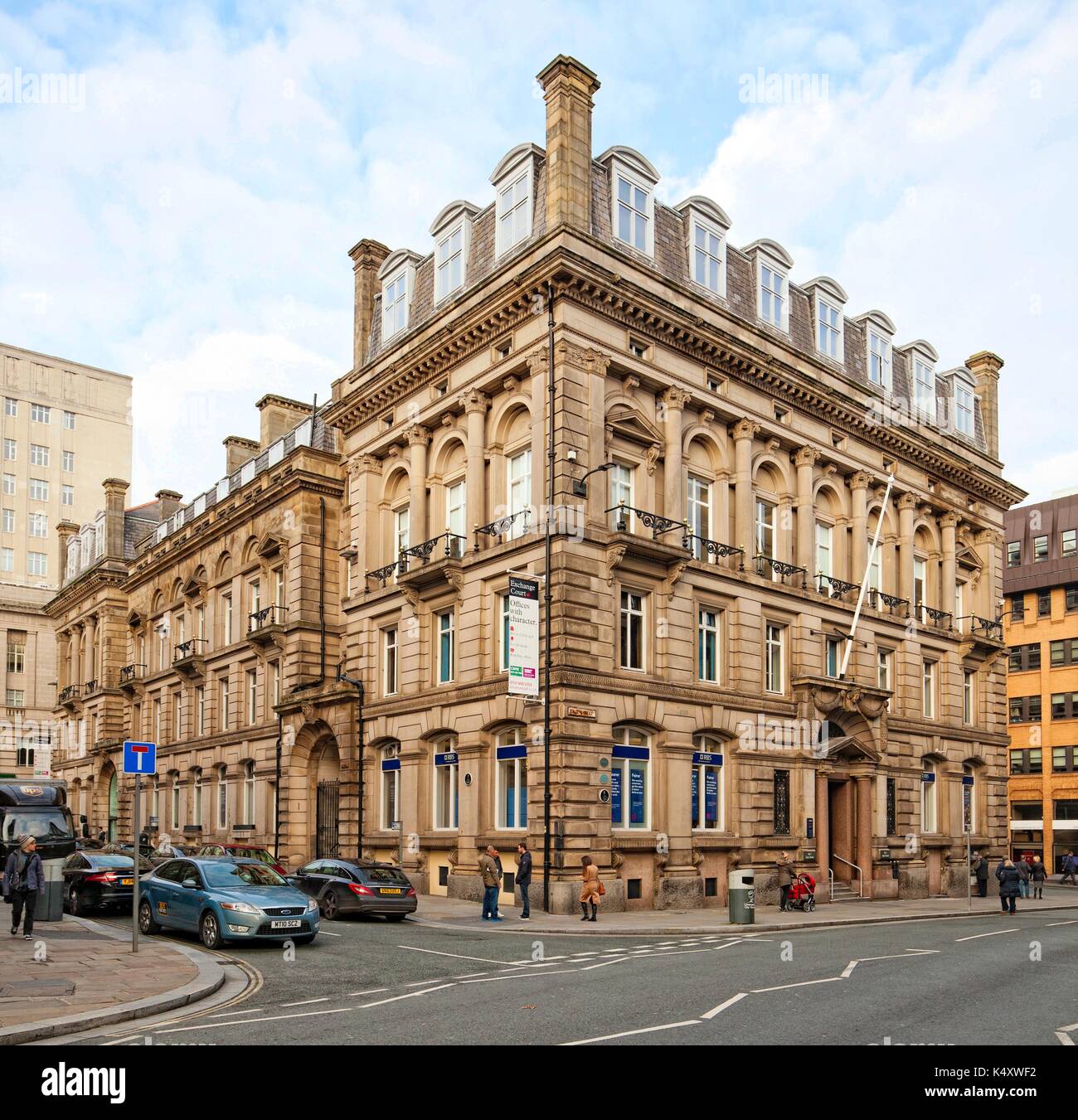 No. 1 Dale Street, Liverpool, former headquarters of the Liverpool and London Insurance Company, built 1856-8, architect C R Cockerell. Stock Photo