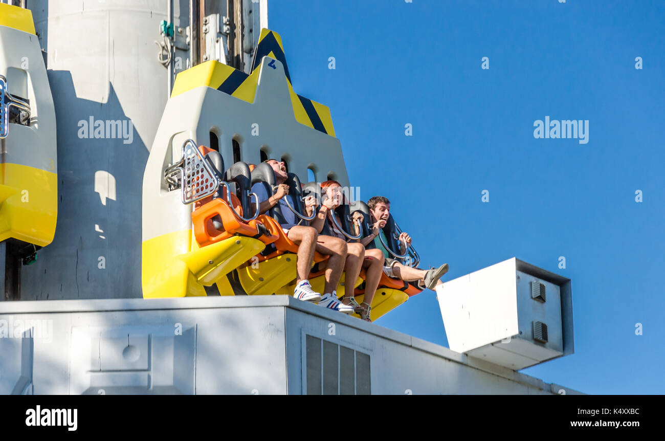 Gardaland theme park in Italy Stock Photo