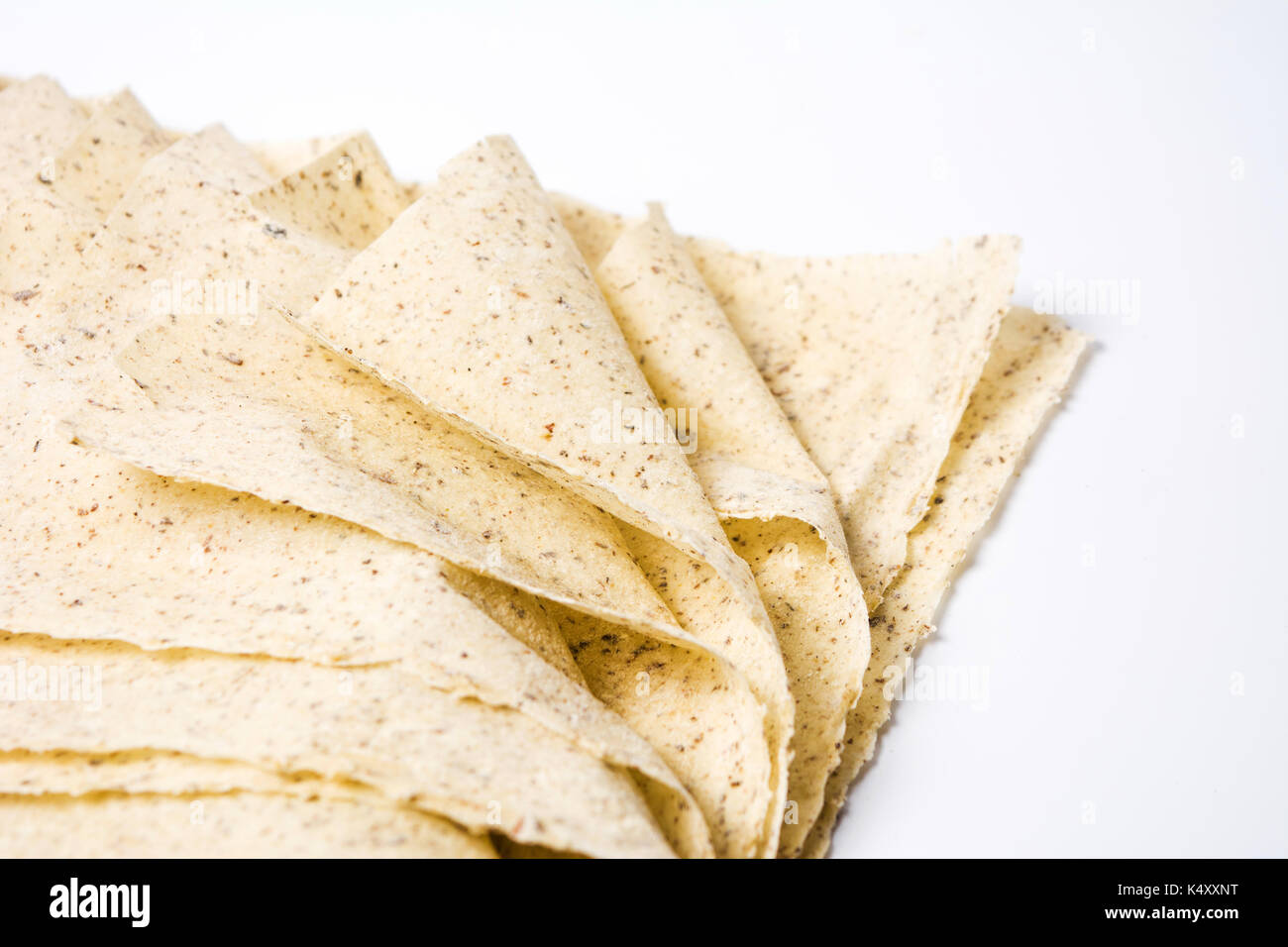 Raw pie crusts made of buckwheat flour isolated Stock Photo Alamy