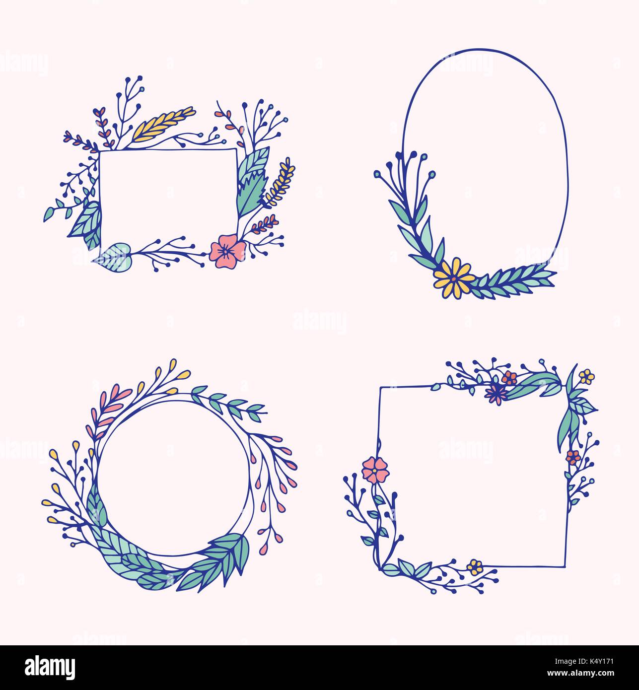 Vector icon set of various frames Stock Vector Image & Art - Alamy