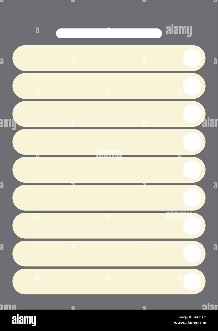 daily-planner-template-layout-stock-vector-image-art-alamy