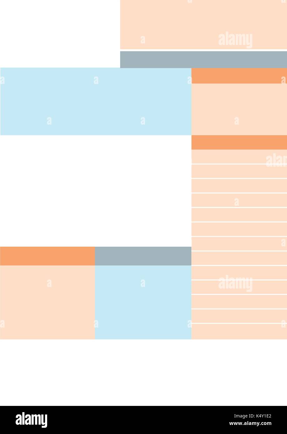 Daily planner template layout Stock Vector Image & Art - Alamy