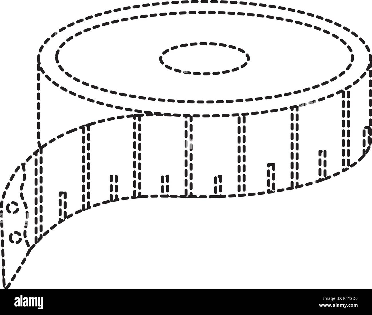 Clothmeasure vector vectors hi-res stock photography and images - Alamy