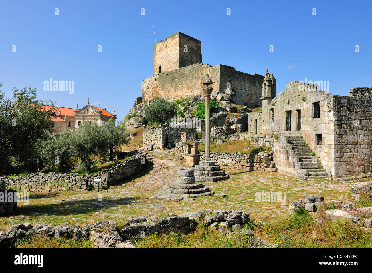 The medieval and historical village of Marialva. Portugal Stock Photo