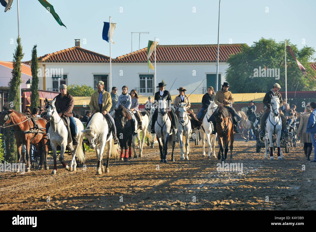 Horse Fair. Golegã, Ribatejo. Portugal Stock Photo