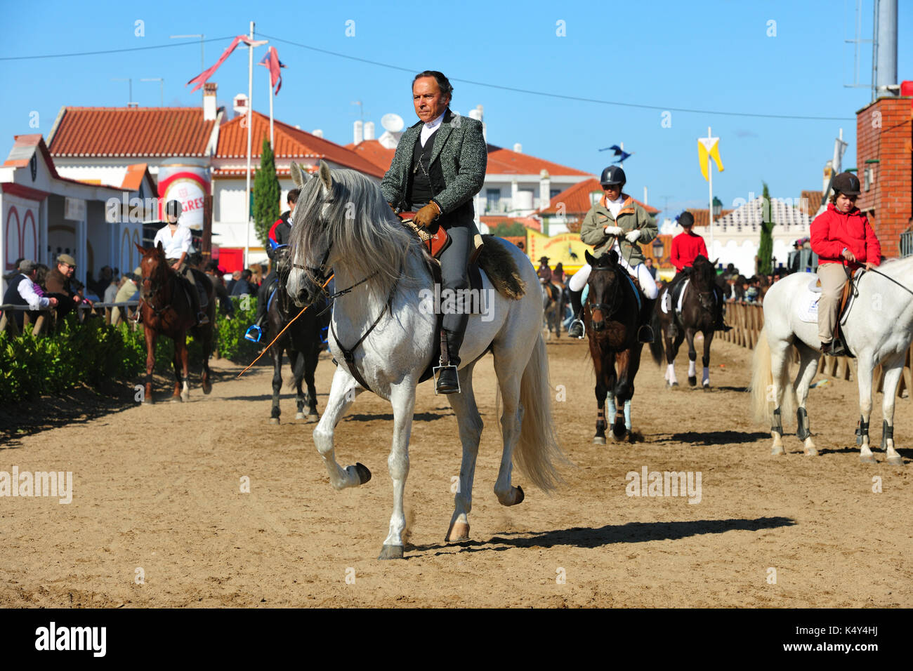 Horse Fair. Golegã, Ribatejo. Portugal Stock Photo