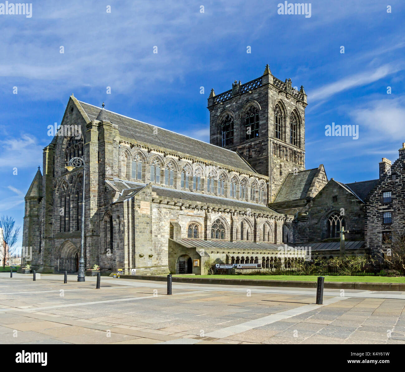 Paisley Abbey in Paisley Renfrewshire Scotland Stock Photo