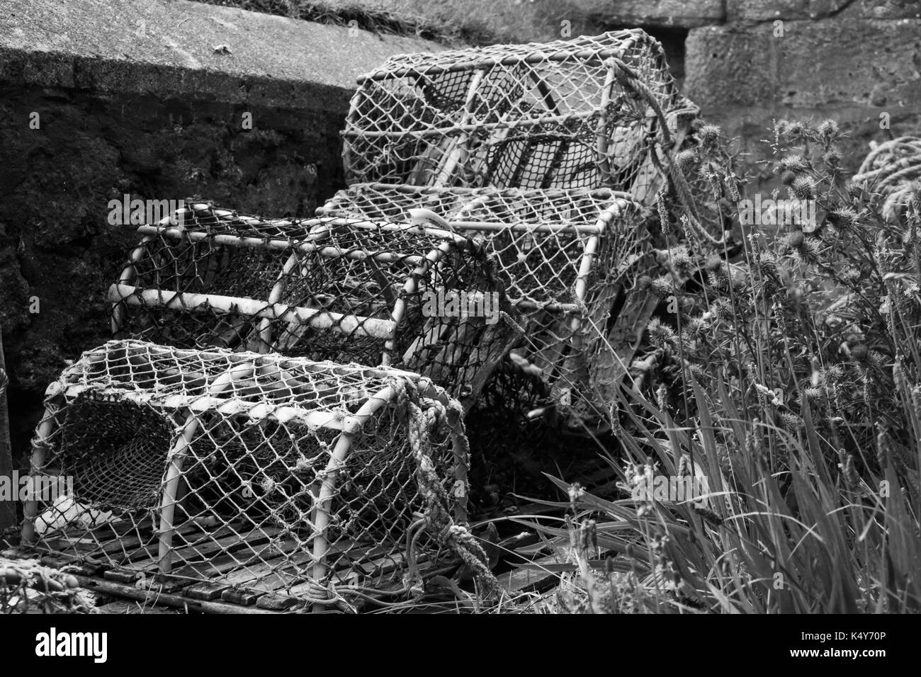Lindisfarne Scene Stock Photo