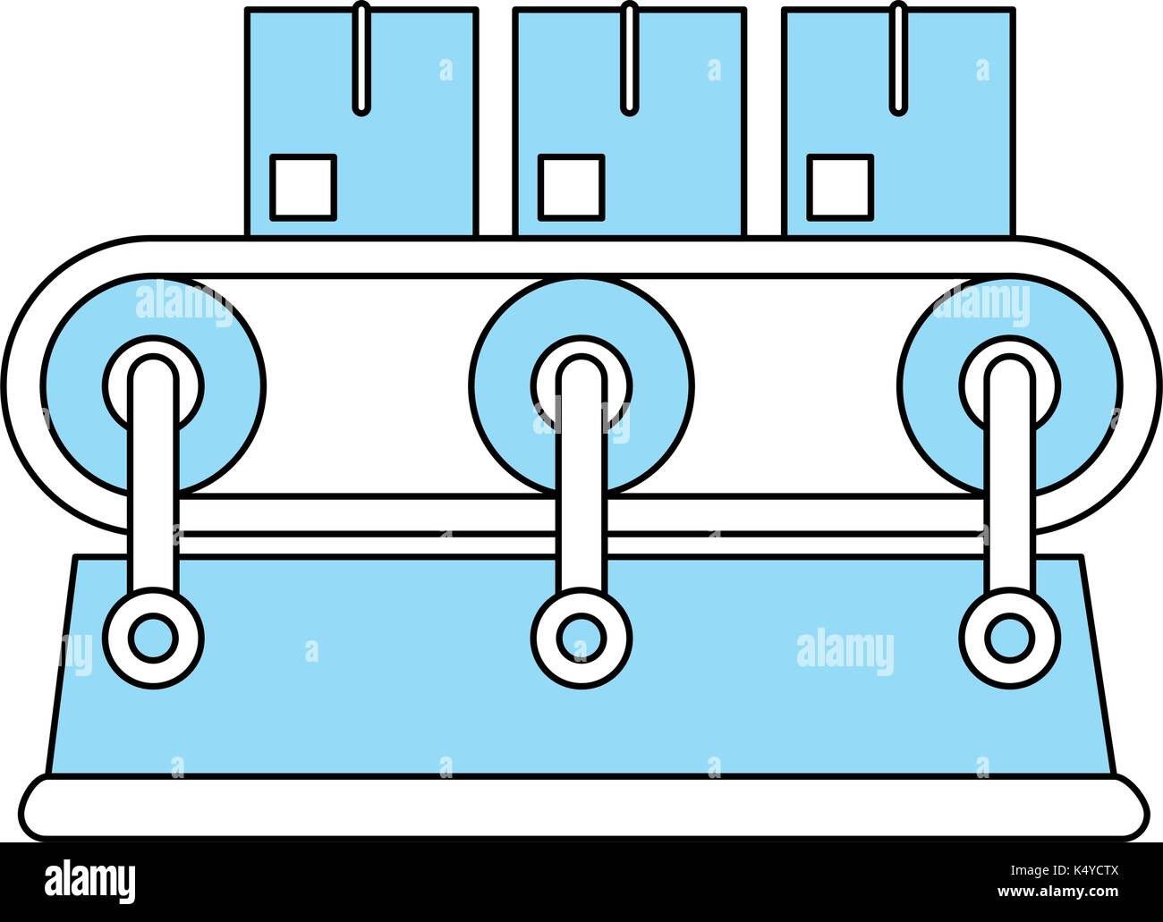 cardboard boxes on platform icon image Stock Vector Image & Art - Alamy
