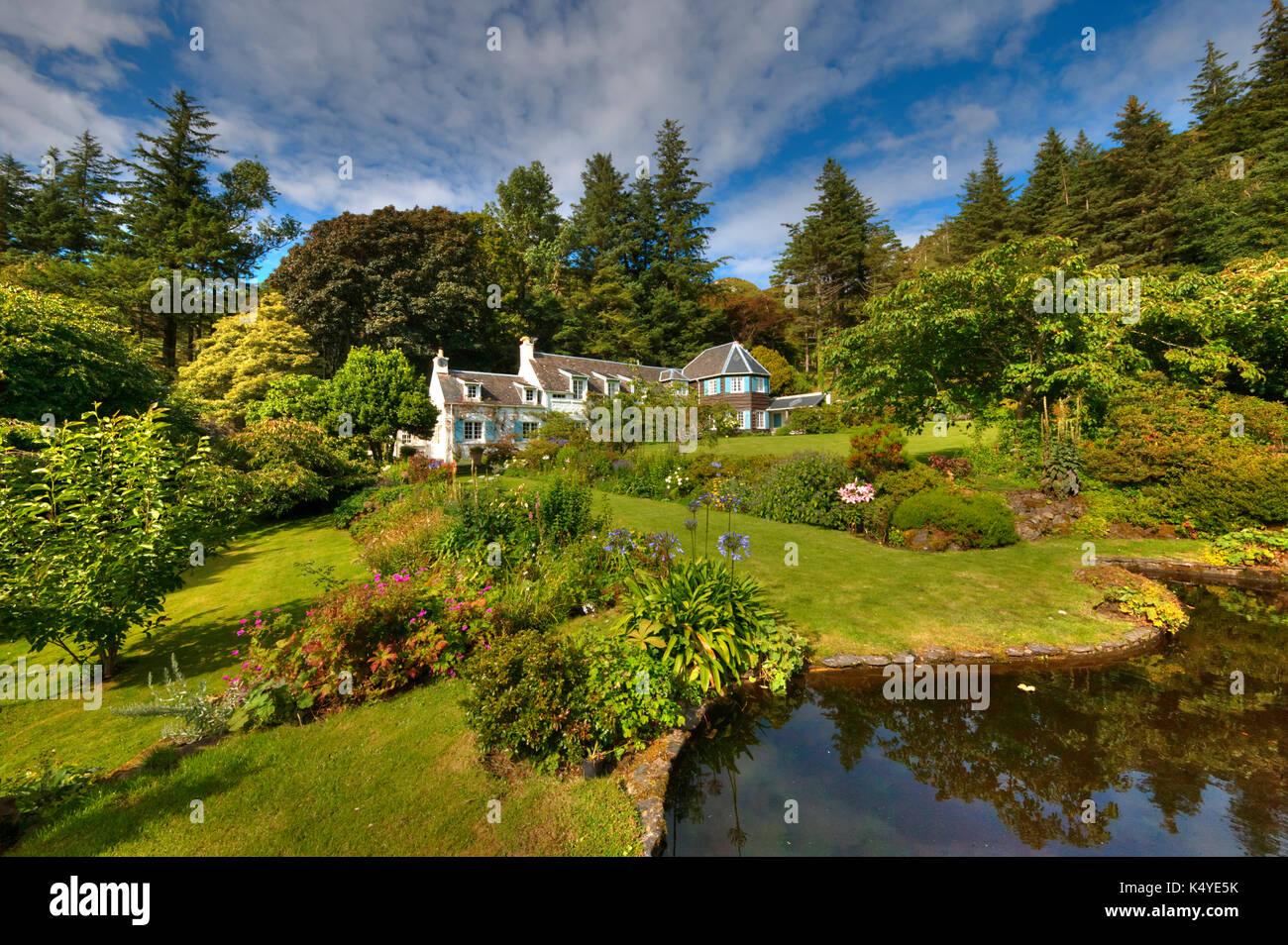 An Cala gardens, Easdale, Argyll Stock Photo