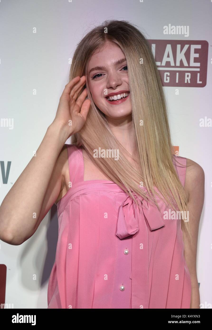 New York, NY, USA. 7th Sep, 2017. Elena Kampouris at arrivals for TOP OF THE LAKE: CHINA GIRL Premiere Presented by Film Society of Lincoln Center and Sundance TV, Walter Reade Theater, New York, NY September 7, 2017. Credit: Derek Storm/Everett Collection/Alamy Live News Stock Photo