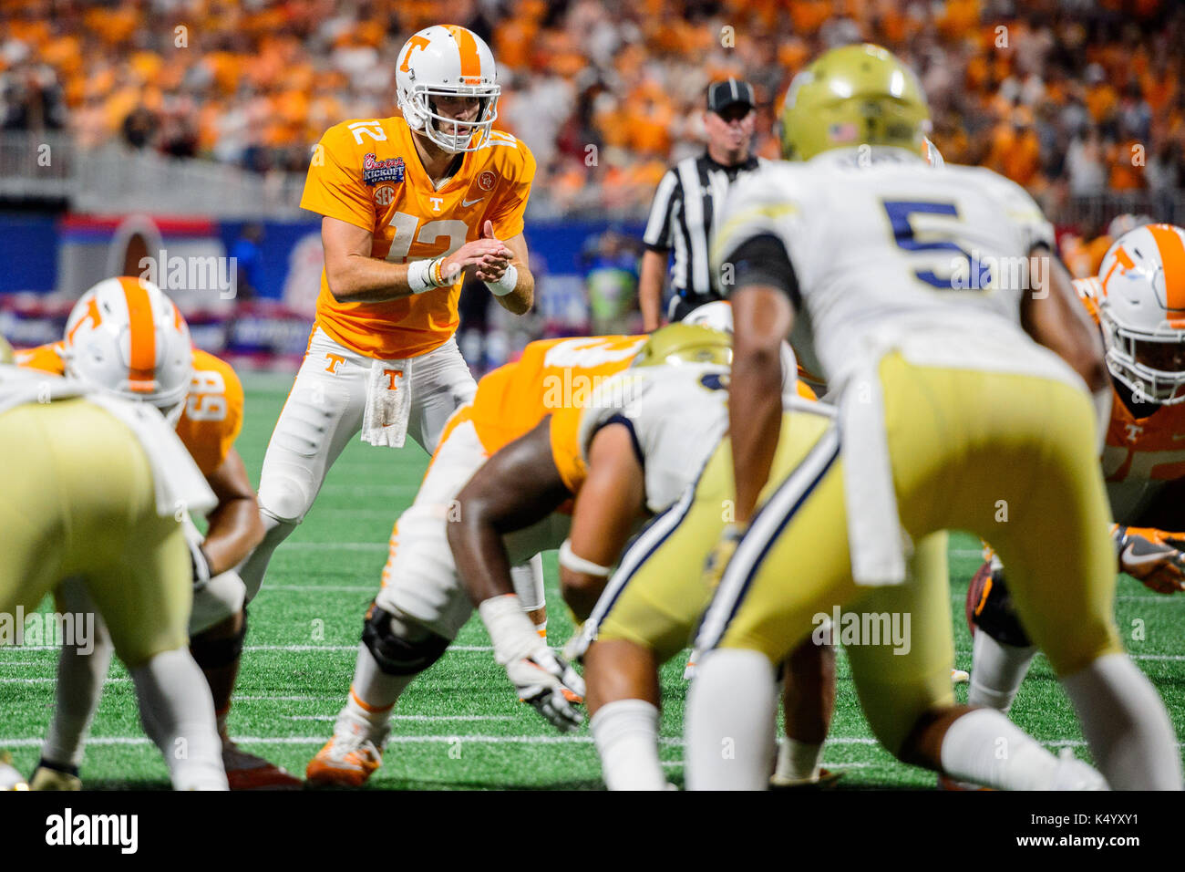 Kickoff College Football High Resolution Stock Photography and Images