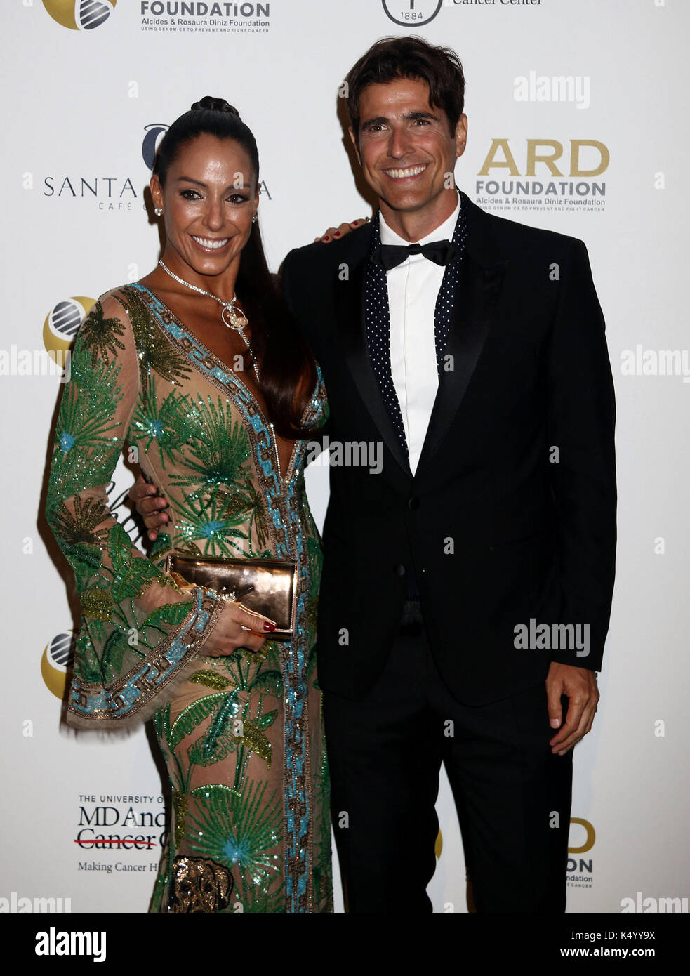 New York, New York, USA. 7th Sep, 2017. ARD founder ANA PAOLA DINIZ and actor REYNALDO GIANECCHINI attend The Alcides & Rosaura Diniz (ARD) Foundation's first fundraising gala, benefiting Memorial Sloan Kettering Cancer Center held at Cipriani 42nd Street. Credit: Nancy Kaszerman/ZUMA Wire/Alamy Live News Stock Photo