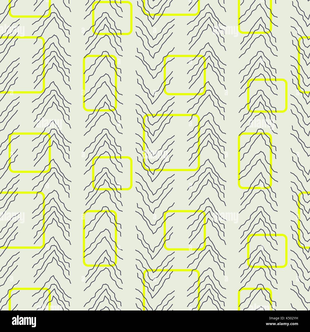 Tiny herringbone and rectangles line seamless vector pattern. Stock Vector