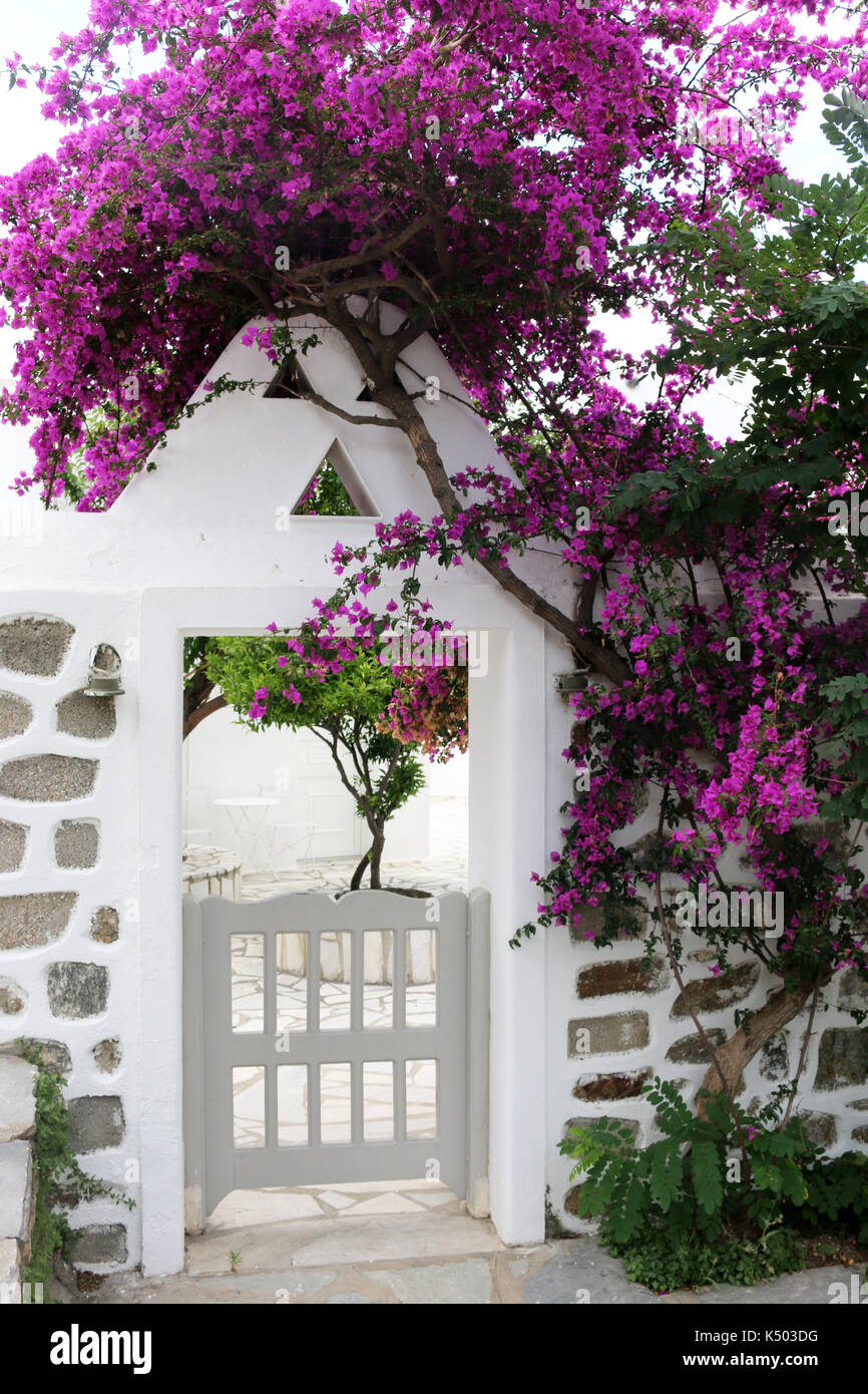 Greek entry gate Stock Photo - Alamy