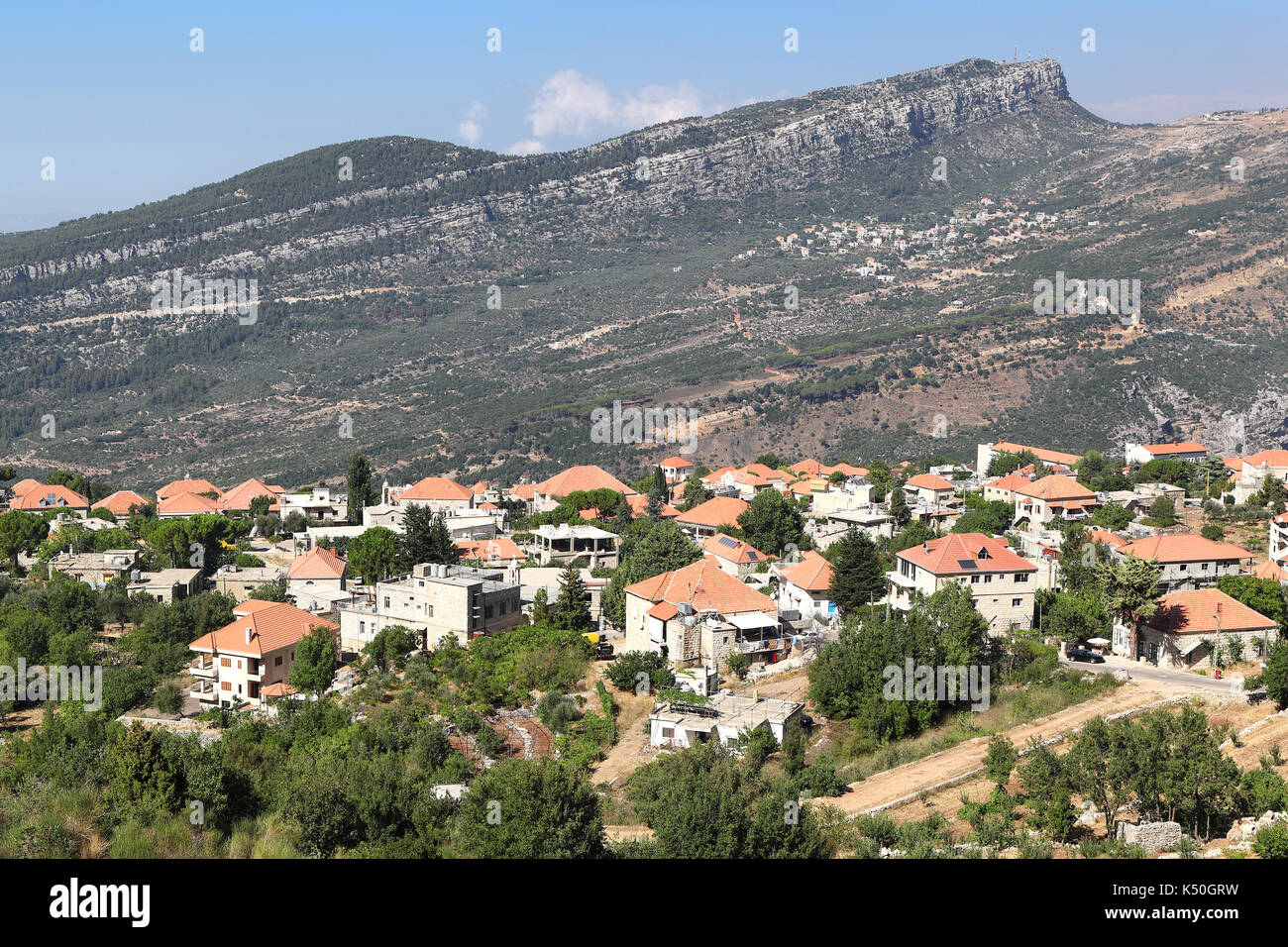 The beautiful village of Douma in the Lebanon Mountains Stock Photo Alamy
