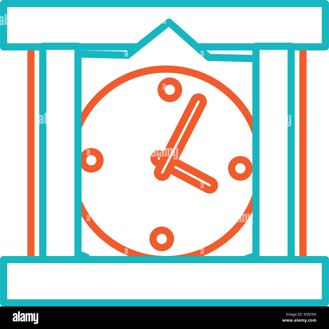 clock vector illustration Stock Vector Image & Art - Alamy