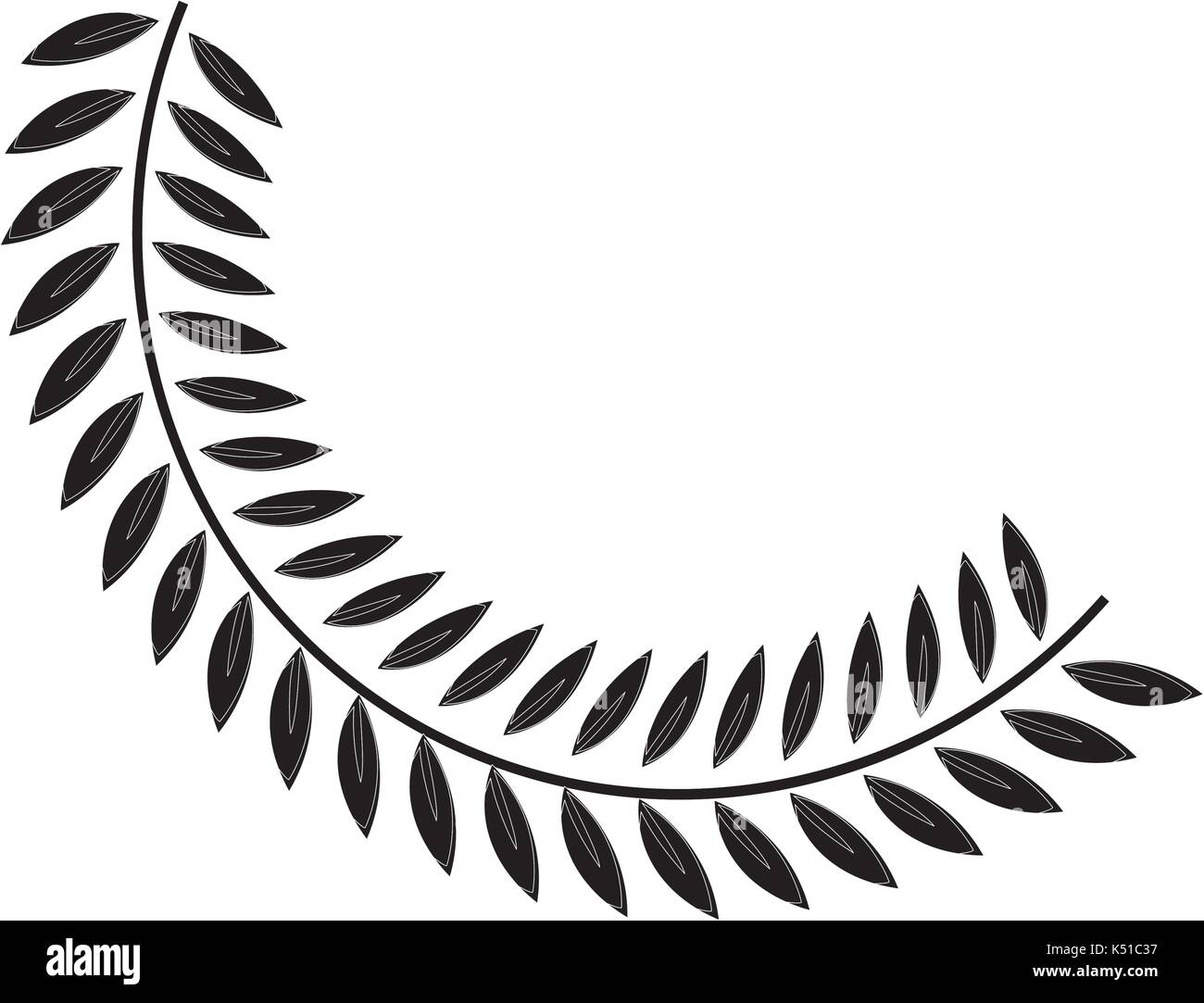 olive branch leaf peace flora symbol Stock Vector Image & Art Alamy