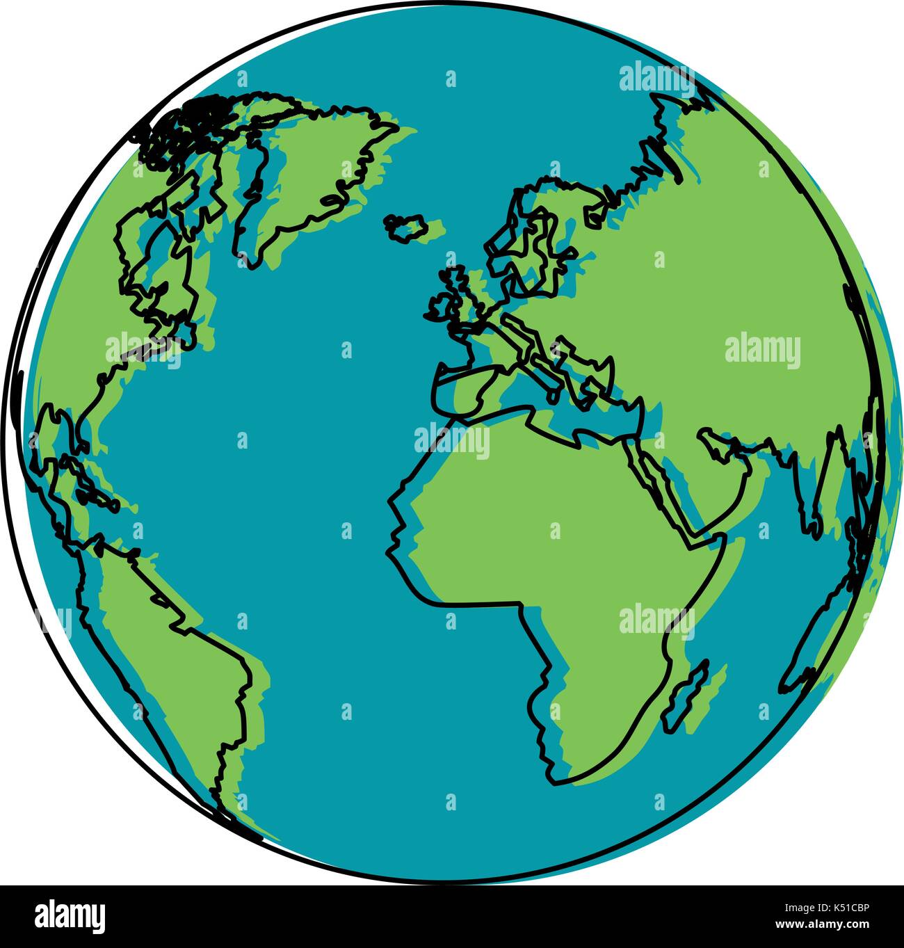 world earth global map continent geography Stock Vector Image & Art Alamy