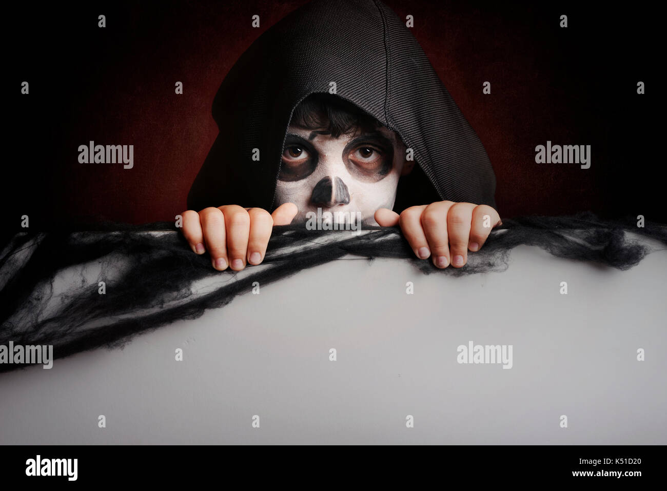Witch dressed black hood hi-res stock photography and images - Alamy